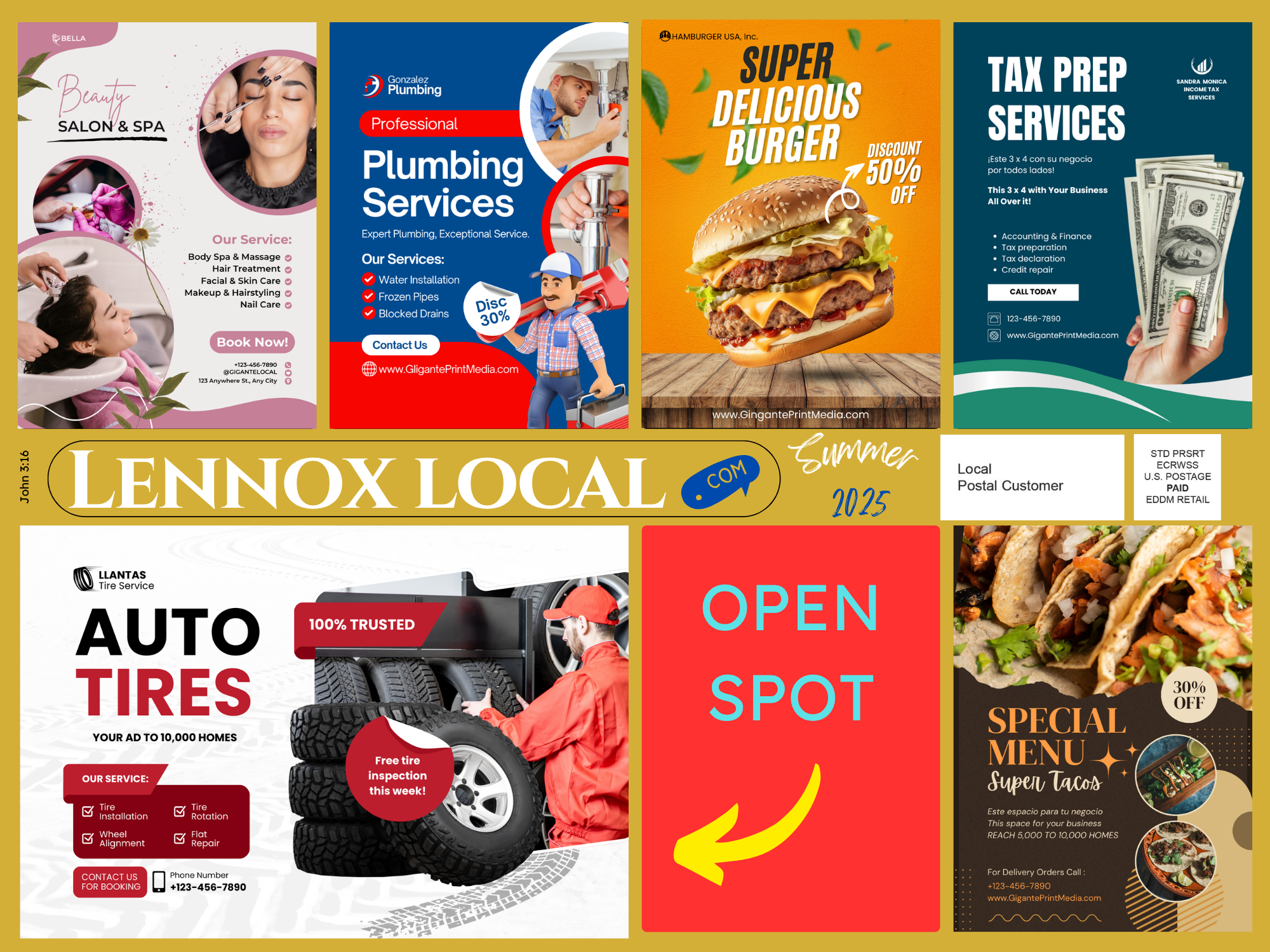 Lennox Local Summer 2025 Postcard