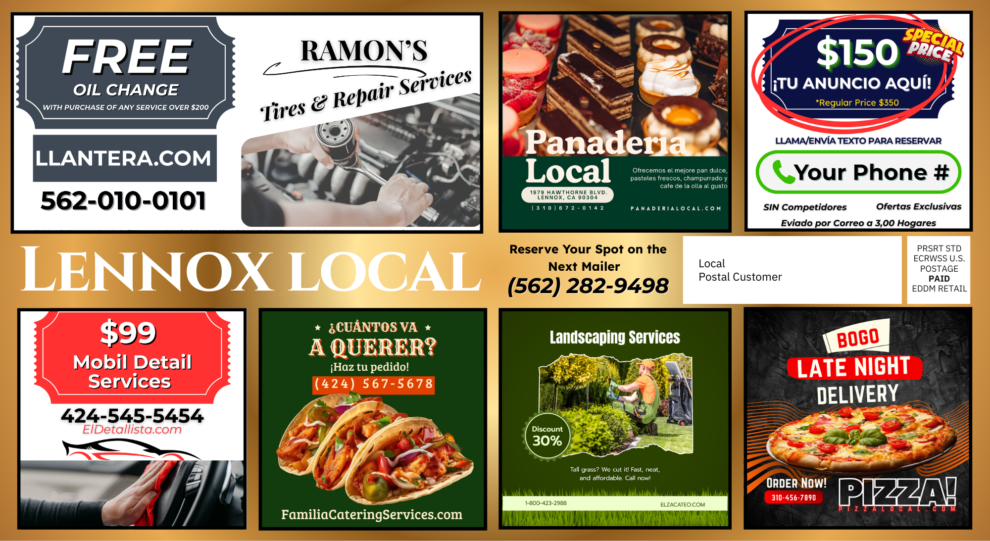 Lennox Local Starter Postcard